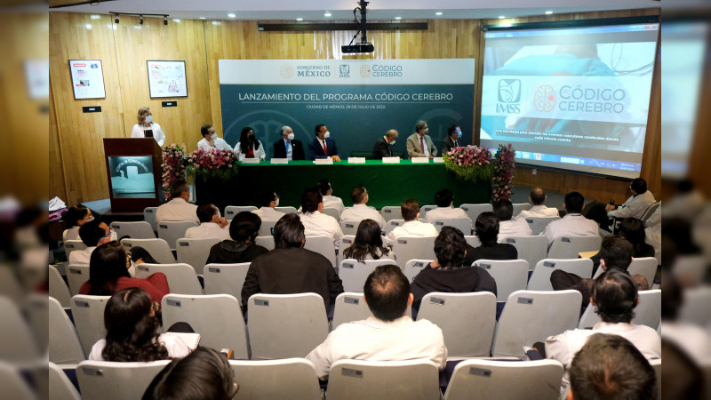 “Código cerebro” nuevo programa del IMSS para atender eventos cerebro-vasculares