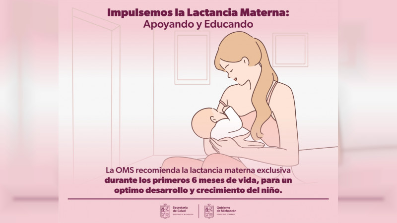 Lactancia materna, crucial para el desarrollo del recién nacido: SSM  