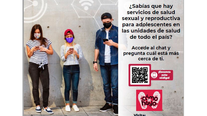 Brinda SSM servicios amigables de salud sexual y reproductiva a adolescentes 