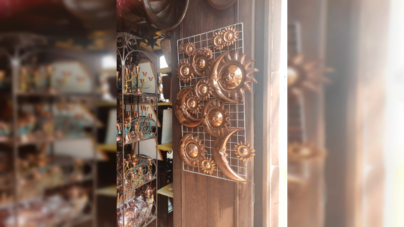 Se amplía mercado de venta de artesanías de cobre en centros comerciales