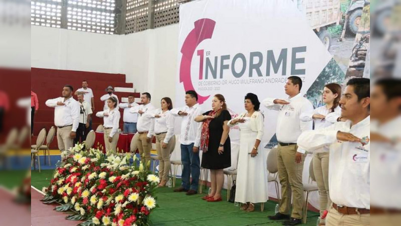 Alcaldes de la Región Apatzingán rinden cuentas a un año de iniciar su mandato