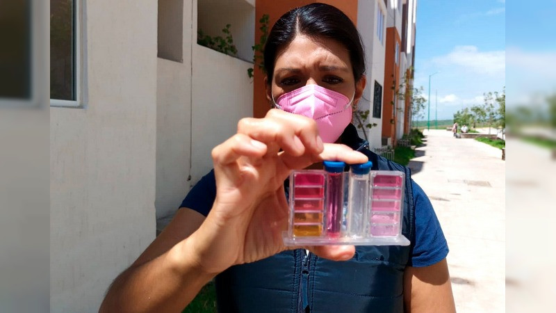 Vigila Coepris agua para consumo humano en Villas de Oriente de Morelia 