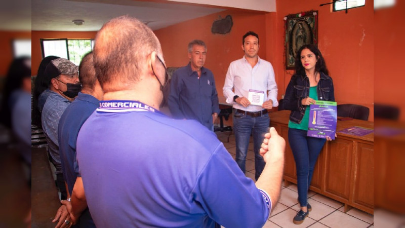 Viajo Segura presenta avance del 80% en entrega de violentómetros en Morelia 