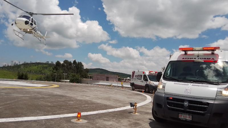 CRUM traslada con éxito a paciente con politraumatismo a Morelia  