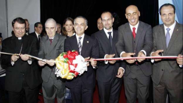 Inaugura Jefe de Gobierno réplica de la Capilla Sixtina en el Monumento a la Revolución - Foto 1 