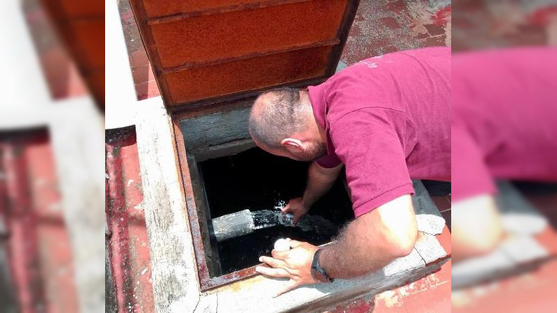 SSM logra clorar 250 mil litros de agua en zonas afectadas de Jungapeo por inundaciones 