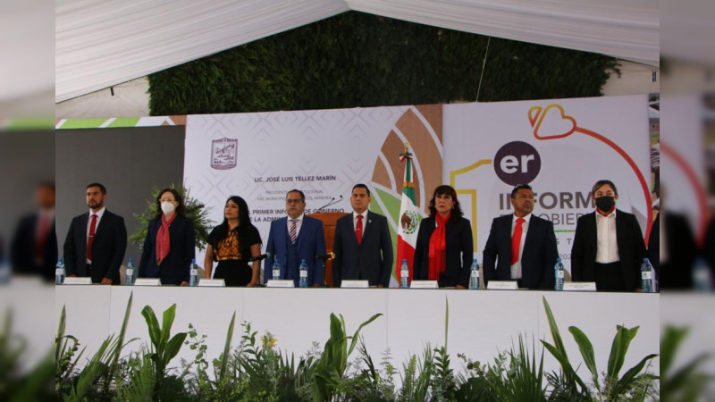 Rinde su Primer Informe de Gobierno Municipio de Hidalgo, el Lic. José ...