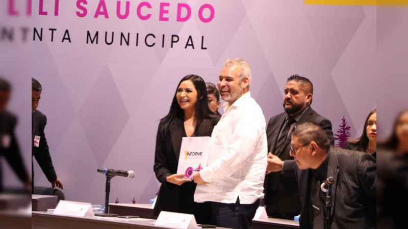 Gobierno de Salvador Escalante le cumple a la gente: Araceli Saucedo 