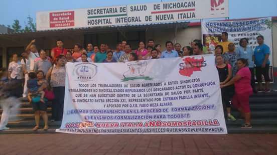Se calientan las cosas al interior de la subsección 07 de la Sección 21 del SNTSS en Apatzingán  - Foto 0 