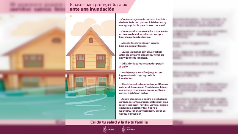 Emite SSM recomendaciones por presencia de fuertes lluvias 