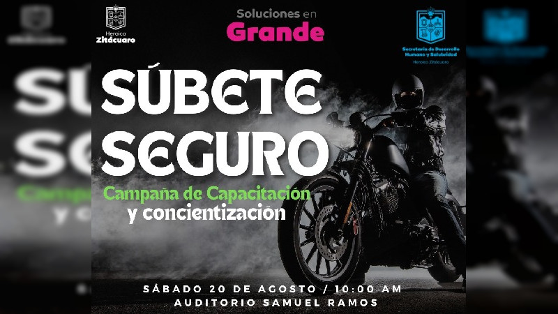 Participa en el Curso de Seguridad Vial y Prevención de Accidentes Motociclistas 