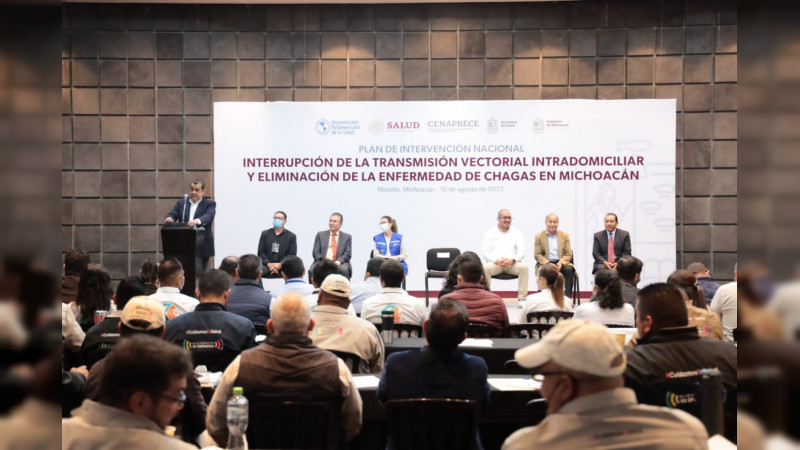 Arranca Plan de Intervención para Eliminación de la Enfermedad de Chagas en Michoacán