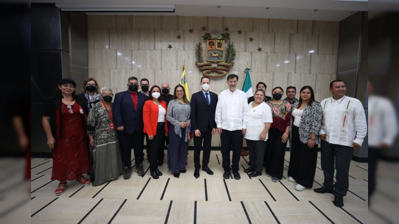 Estrechan lazos legisladores mexicanos con parlamentarios venezolanos