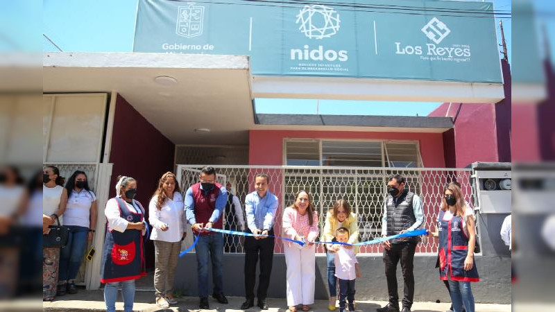Inaugura DIF dos estancias infantiles NIDOS en Los Reyes