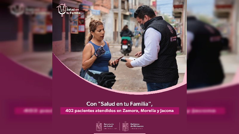 Visita SSM más de 8 mil viviendas con “Salud en tu Familia  