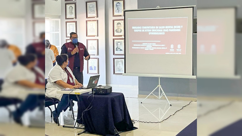 Conforman brigada comunitaria de salud mental en Uruapan