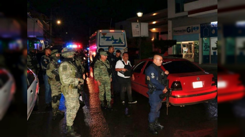 Por la tranquilidad en Uruapan, SSP y Sedena incrementan tareas operativas