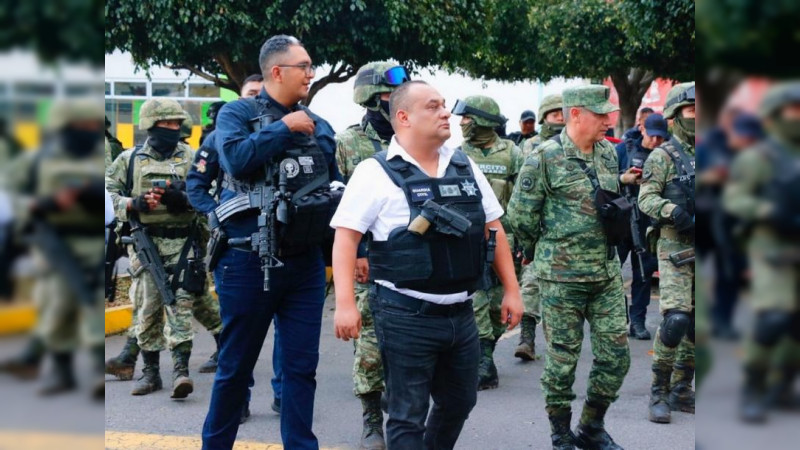Por la tranquilidad en Uruapan, SSP y Sedena incrementan tareas operativas