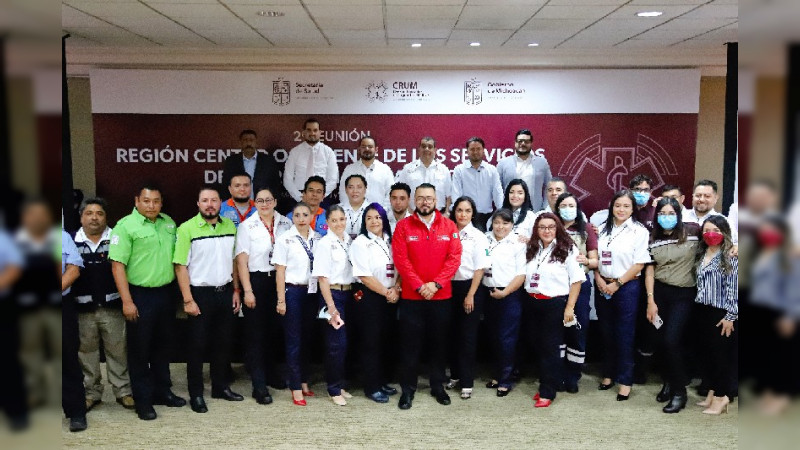 Michoacán será sede la Segunda Reunión de la Región Centro Occidente de los Servicios de Emergencias 