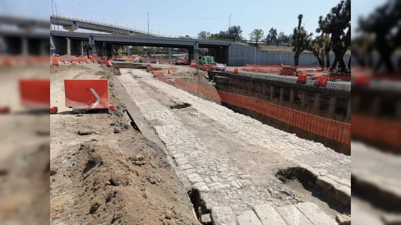 Resguarda SCOP vestigios arqueológicos de camino real encontrado en Morelia