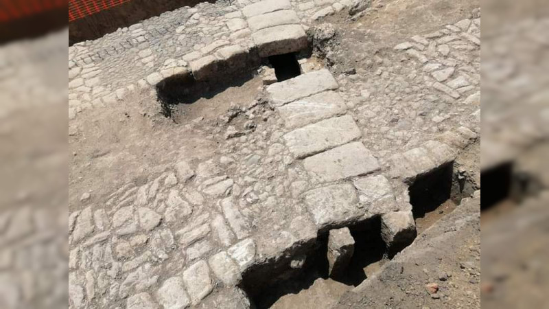 Resguarda SCOP vestigios arqueológicos de camino real encontrado en Morelia