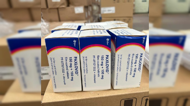 El Gobierno de Michoacán cuenta con los primeros  635 tratamientos Paxlovid para combatir el Covid-19