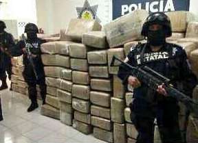 Aseguran casi 3 toneladas de marihuana ocultas en camión en Veracruz - Foto 0 