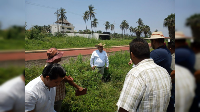 Gobierno de Michoacán prepara reforestación del boulevard costero en Lázaro Cárdenas
