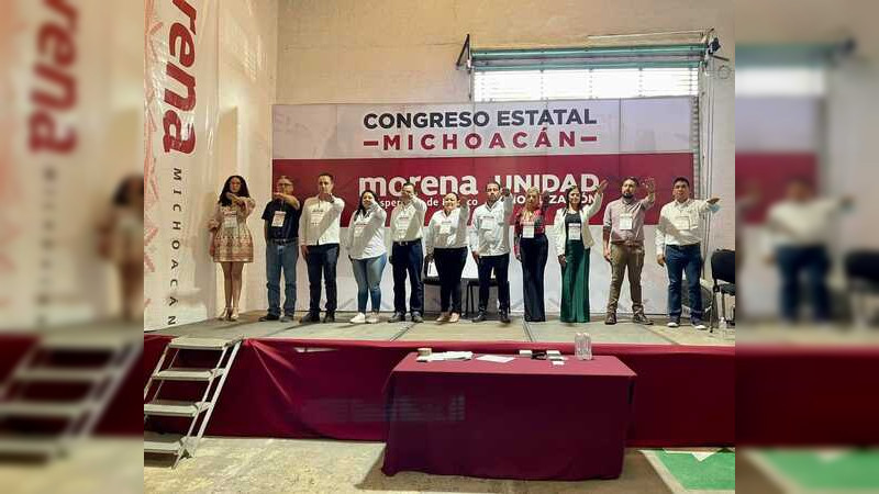 Renueva Morena en Michoacán a su dirigencia estatal 