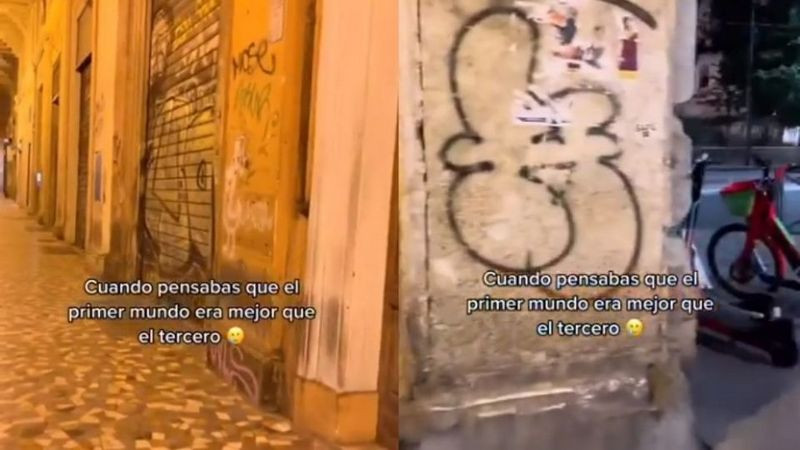 Calles de Roma, peor que las del Estado de México, afirma tiktoker 