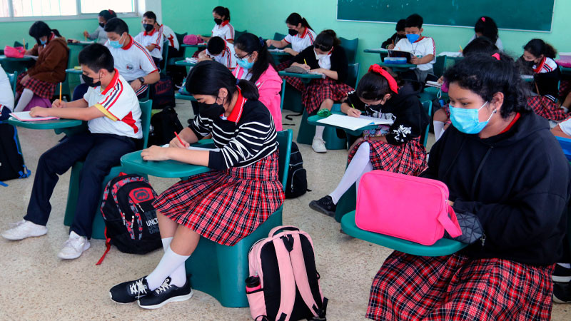 Regresan a clases presenciales 29 millones de alumnos, este lunes 