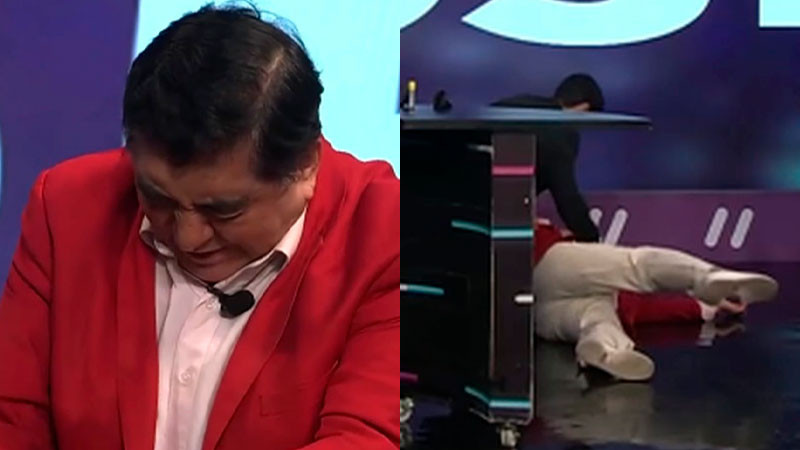 Carlos Bonavides se infartó en un programa en vivo  