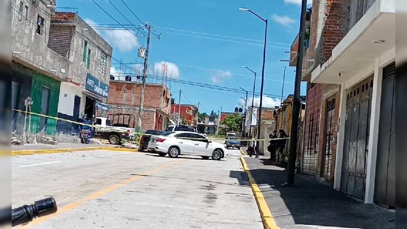 Asesinan a tiros a un hombre en la colonia Satélite en Morelia, Michoacán