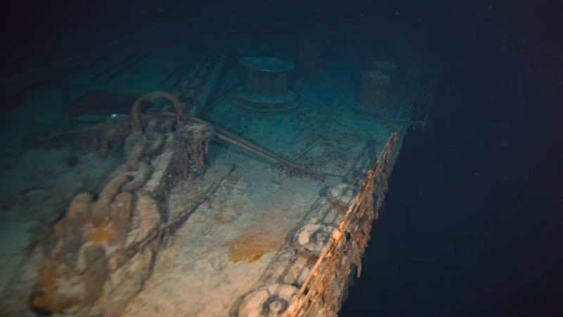 Graban imágenes del Titanic con calidad 8K 