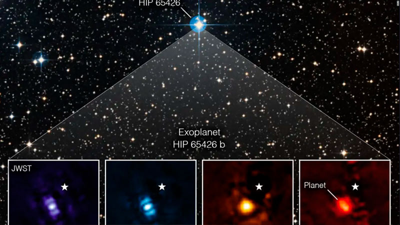 Telescopio James Webb capta primera imagen directa de un exoplaneta 