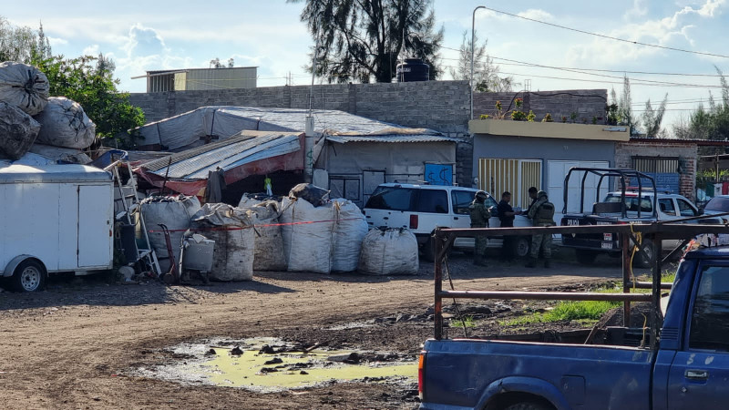 Asesinan a chatarrero en su negocio en Zamora, Michoacán