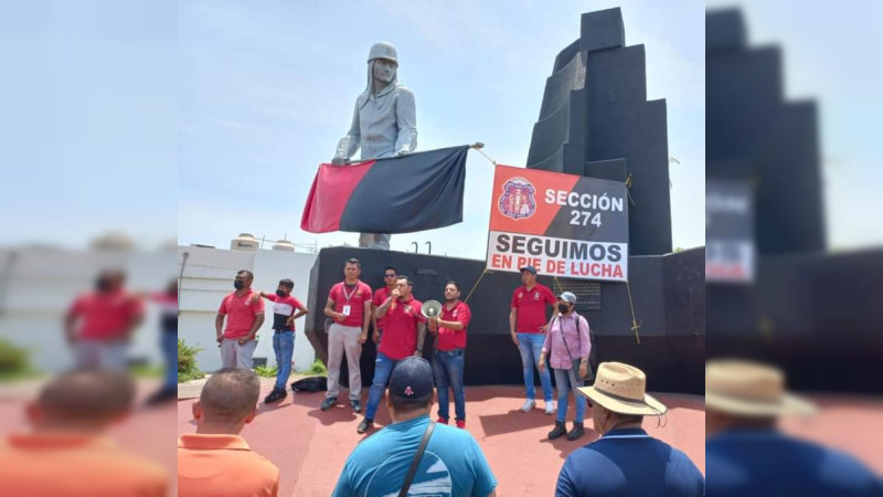 Continúa huelga de la Sección 274 en Lázaro Cárdenas