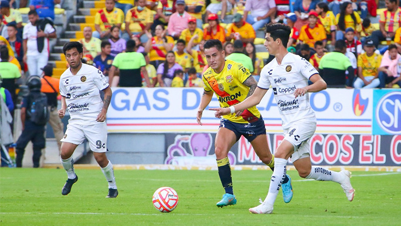 Atlético Morelia se impuso con categoría y futbol vistoso a Dorados de Sinaloa; 3-0 en el Morelos 