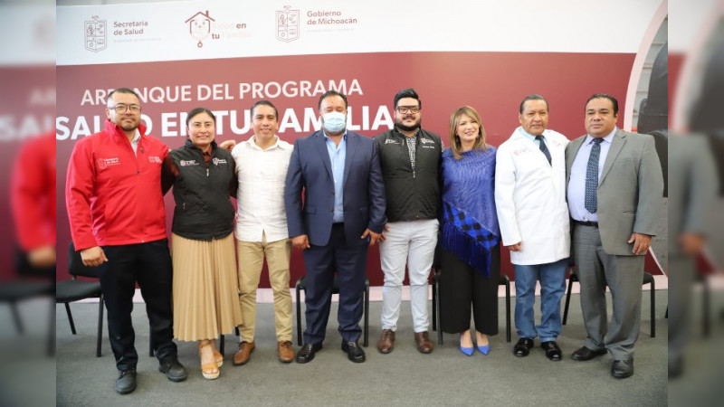 Arranca "Salud en tu familia" en Pátzcuaro