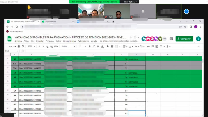 Secretaría de Educación en Michoacán asigna plazas en evento público y proceso transparente 