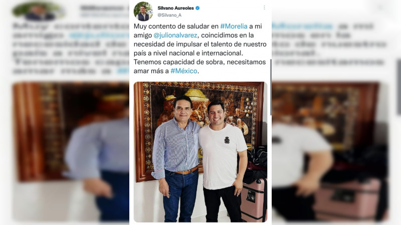 Silvano se reúne con Julión Álvarez y presume foto en sus redes sociales  