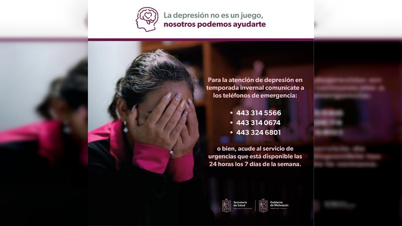 Secretaría de Salud de Michoacán refuerza estrategia de prevención de suicidio  