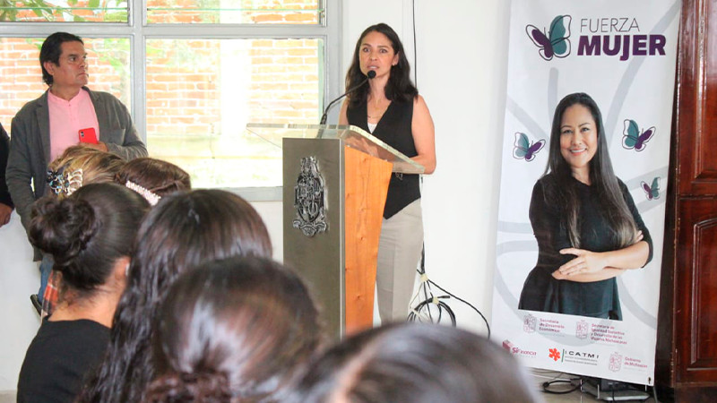 Icatmi arranca Programa Fuerza Mujer en Uruapan con más de 700 michoacanas capacitadas 