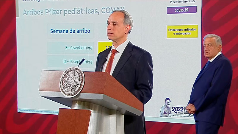 México recibió 2 embarques de vacunas pediátricas anticovid del mecanismo Covax 