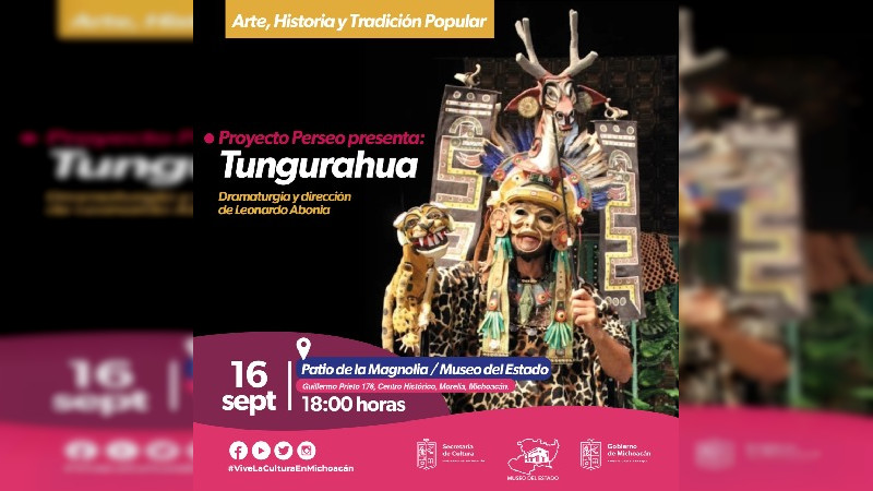 Presenta Museo del Estado Tungurahua, obra de teatro del proyecto Perseo 