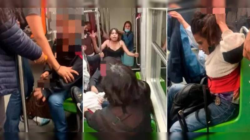 Pelea en el vagón de mujeres del Metro de la CDMX deja una lesionada