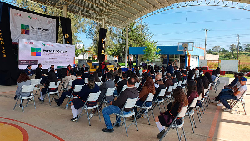 Realiza Cecytem tercer Foro en el marco de la Nueva Escuela Mexicana 