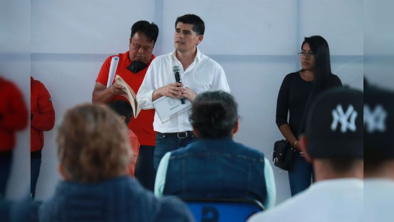 Confirma alcalde de Zitácuaro inicio de obras en Circuito Revolución
