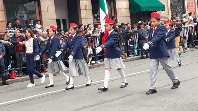 Alista Secretaria de Educación del Estado de Michoacán  participación de alumnos para desfile del 16 de Septiembre