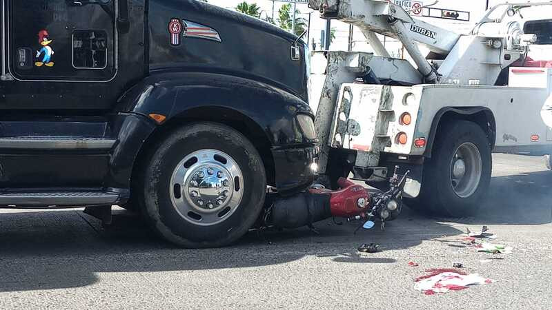 Accidente en avenida México-Japón de Celaya, Guanajuato, deja dos heridos